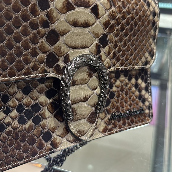 MARINA GALANTI LEATHER SNAKESKIN CROSSBODY BAG - Picture 5 of 8